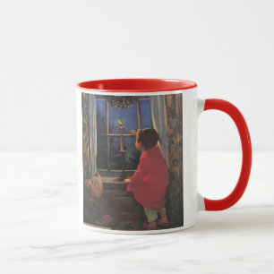 Vintage Heiligabend von Jessie Willcox Smith Tasse