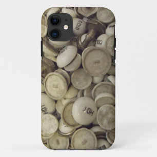 Vintage heiße und kalte Porzellan-Knöpfe Case-Mate iPhone Hülle