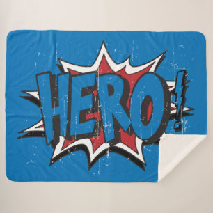 Vintage Helden Art Graphic Super Heroes Art Sherpadecke
