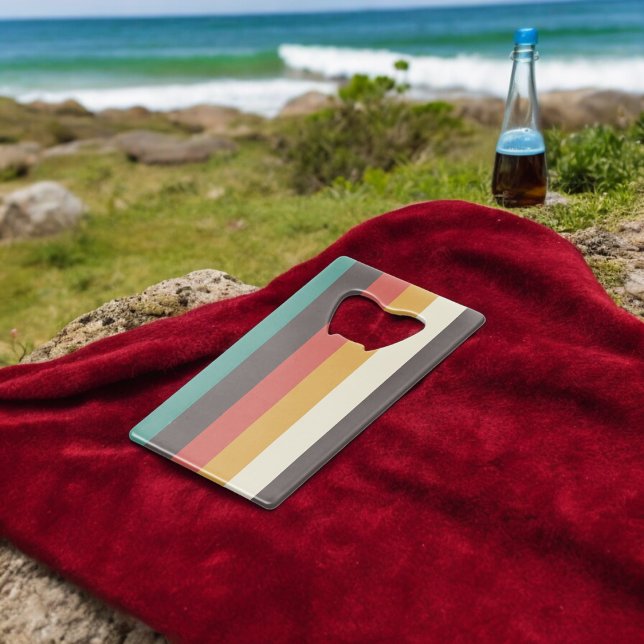 Vintage, helle Streifen Geldbeutel Flaschenöffner (Bottle Openers)