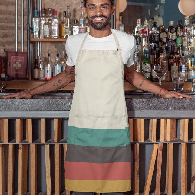 Vintage, helle Streifen Schürze (Von Creator hochgeladen)