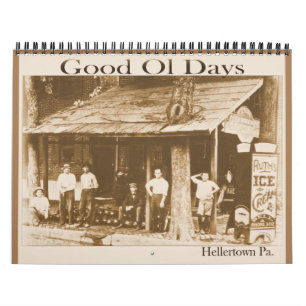 Vintage Hellertown-Kalender Kalender