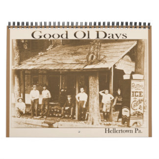 Vintage Hellertown-Kalender Kalender