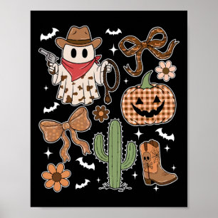 Vintage Hemd Coquette Schleife Halloween Geist Sch Poster