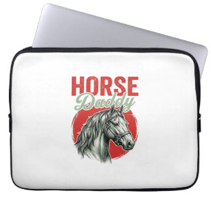 Vintage-Hengst-Daddy-Gravur Laptopschutzhülle
