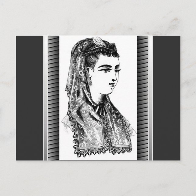 Vintage Hennen Postkarte (Vorderseite)