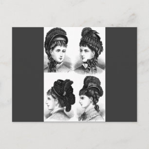 Vintage Hennen Postkarte