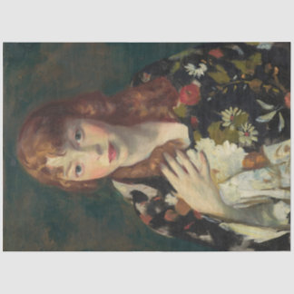 Vintage Henri-Frau Dame Dekoupage Tissue Paper Seidenpapier
