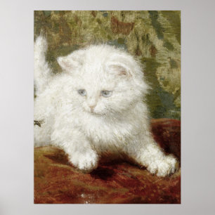 Vintage Henriette Ronner-Knip-Neugier Poster