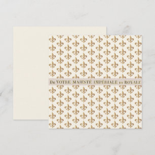 Vintage Heraldische Lilie