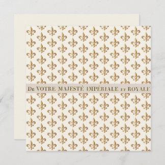 Vintage Heraldische Lilie