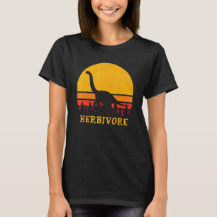 Vintage Herbivore Team Dinosaur Vegan Gemüse Vege T-Shirt