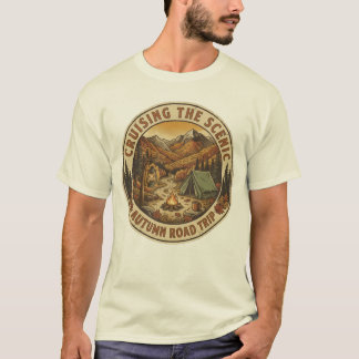 Vintage Herbst-Camping-Club Retro Herbst Outdoor-A T-Shirt