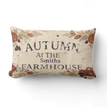 Vintage-Herbst im Landhaus-Kissen
