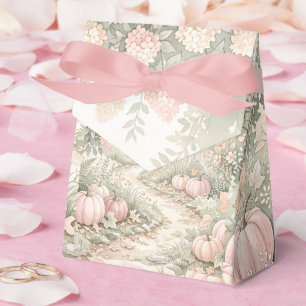 Vintage Herbst-Kürbis-Baby-Party  Geschenkschachtel
