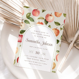 Vintage Herbstdusche Apple Baby Themed Einladung