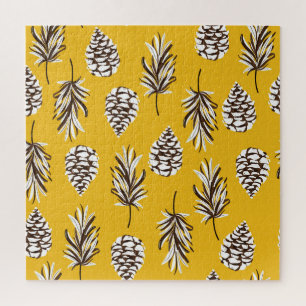 Vintage Herbstelemente Puzzle