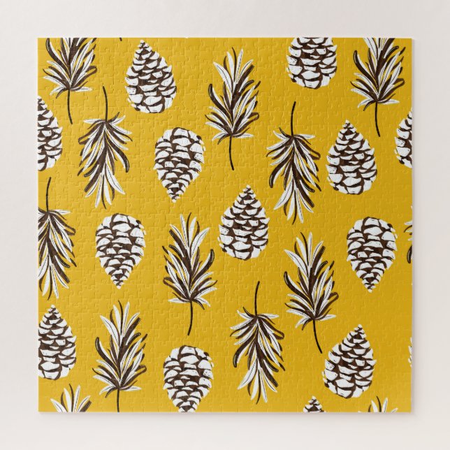 Vintage Herbstelemente Puzzle (Vertikal)