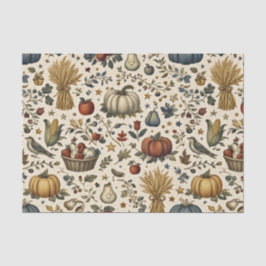 Vintage Herbsternte Thanksgiving Seidenpapier