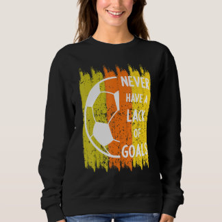 Vintage Herbstfarben Fußball Sweatshirt