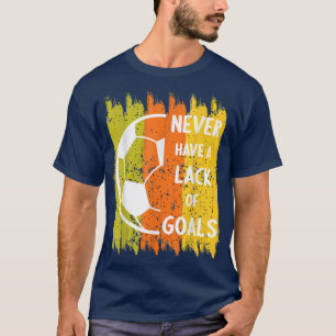 Vintage Herbstfarben im Herbst Fußball T-Shirt