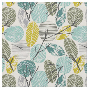 Vintage Herbstlaub im Mittelalter Stoff