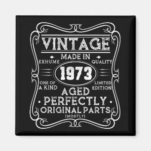 Vintage Hergestellt 1973 Retro Klassiker Magnet