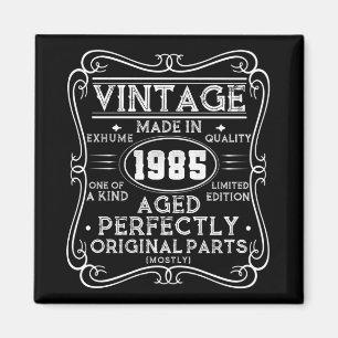 Vintage Hergestellt 1985 Retro Klassiker Magnet