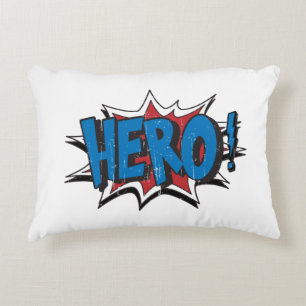 Vintage-Hero-Kunst Grafik Superhelden Kunst Dekokissen