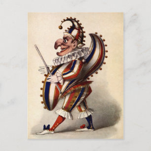 Vintage Herr Punch Postkarte