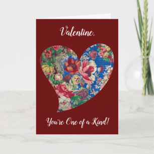 Vintage Herzblüte Serie 2 Valentinkarte Karte