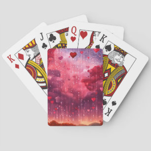 Vintage Herzen im Spiel Spielkarten
