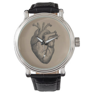 Vintage Herzerkrankung Armbanduhr