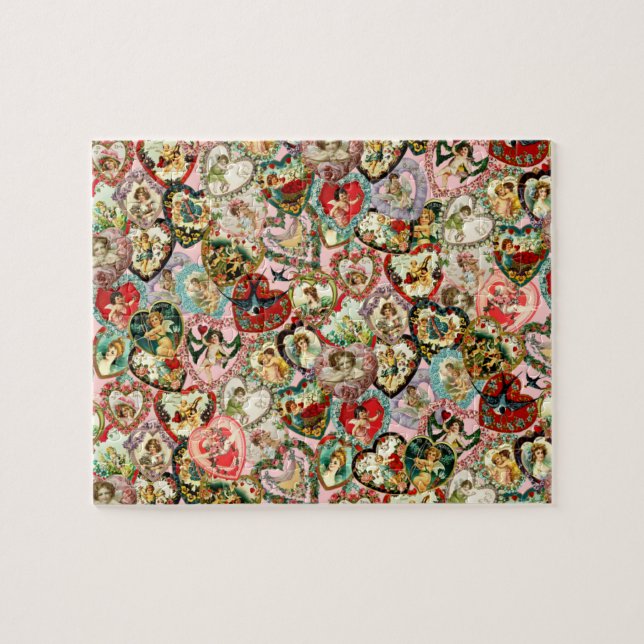 Vintage Herzklopfe Puzzle (Horizontal)