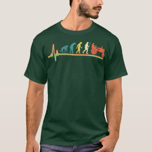 Vintage Herzschlag Traktor Retro Evolution Vintage T-Shirt