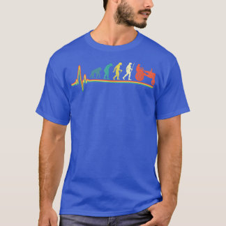 Vintage Herzschlag Traktor Retro Evolution Vintage T-Shirt