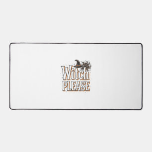 Vintage Hexe Bitte Halloween Vektor Design_1 Schreibtischunterlage