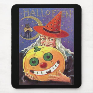 Vintage Hexe Halloween Mousepad