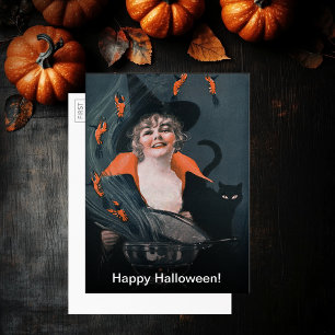 Vintage Hexen bräw. gebärende Harnsteine Kat große Einladung