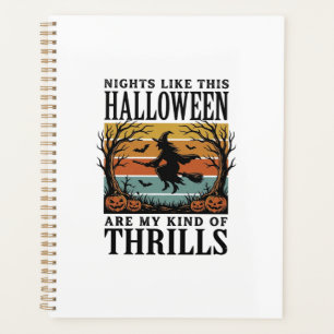 Vintage-Hexen-Halloween-Schreckensszenen-Gravur-De Planer