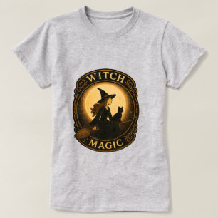 Vintage-Hexen-Magie-Ästhetik-T-Shirt – Cute Hallo T-Shirt