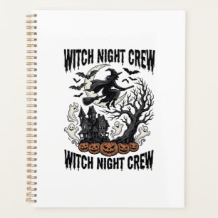 Vintage-Hexen-Shirt Halloween-Coven-Night-Grafik_ Planer