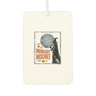 Vintage-Hexen-Shirt Halloween-Mond-Silhouette_1 Autolufterfrischer