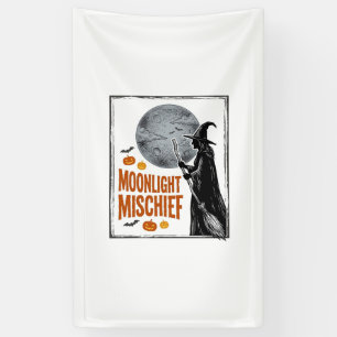 Vintage-Hexen-Shirt Halloween-Mond-Silhouette_1 Banner