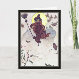 Vintage Hexen von Kate Greenaway Karte