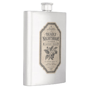 Vintage Hexenapotheke Potion Flachmann