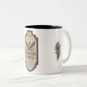 Vintage-Hexenapotheke-Potion-Label-Kaffeetasse Zweifarbige Tasse