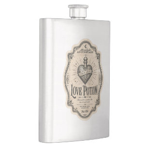 Vintage Hexenapotheke Trank Flachmann