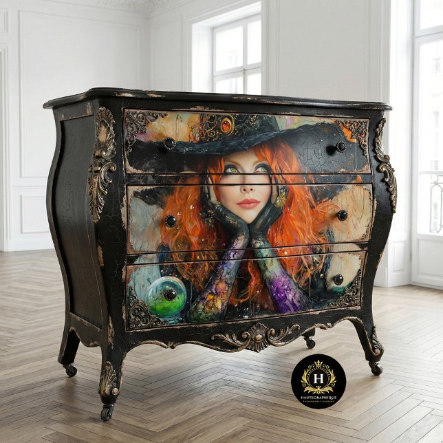 Vintage Hexenentkundung Seidenpapier (Von Creator hochgeladen)