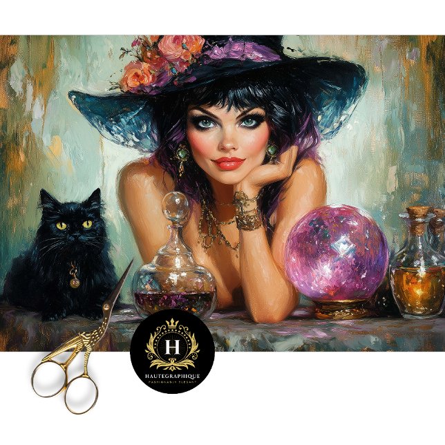 Vintage Hexenentkundung Seidenpapier (Von Creator hochgeladen)